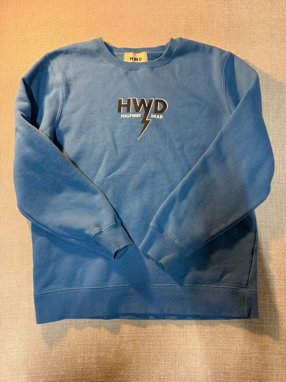 Halfway Dead HWD Logo Graphic Crewneck Sweatshirt